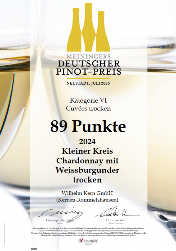 KLEINER KREIS Chardonnay mit Weissburgunder – Bild 2
